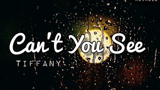 Can't You See | By Tiffany | Lyrics Video  - @keirgee