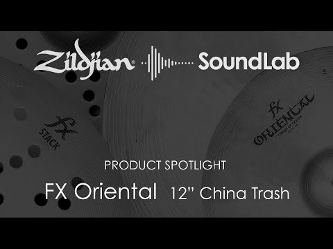 Zildjian A0612 12" FX Oriental China Trash Cymbal w/ Video Link image 2