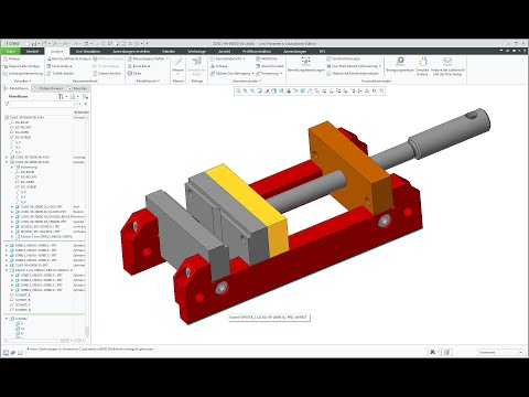 Creo 8 Assembly Basics - Vice (Schraubstock)