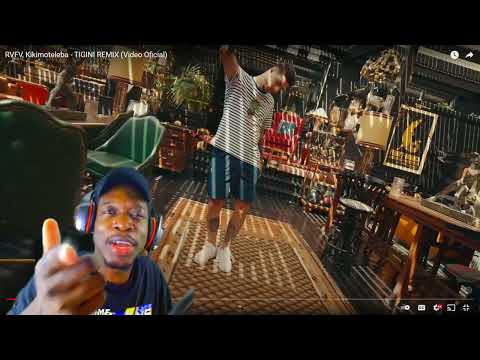 AMERICAN MAN REACTS TO RVFV, Kikimoteleba - TIGINI REMIX (Video Oficial) @Rvfvrxiz_