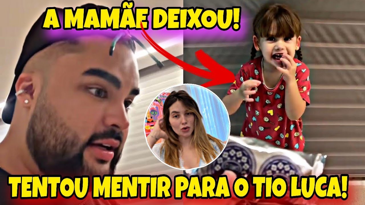 😂DEU RUIM!MARIA ALICE TENTA MENTIR PARA O LUCAS FALANDO QUE A VIRGÍNIA DEIXOU ELA COMER CHOCOLATE.