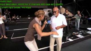 Celine Dion dancing on Soundcheck (Through the Eyes of the World)