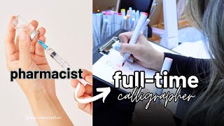 I Quit My Pharmacy Job for Calligraphy—4 Lessons I Wish I Knew Before Pursuing Art Full Time