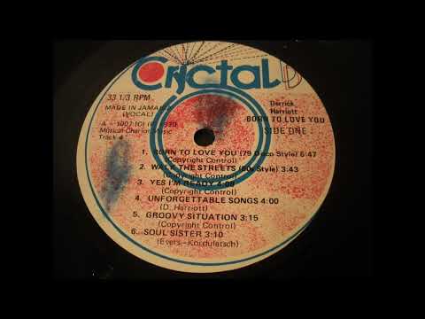 Derrick Harriott - Unforgettable Songs - Crystal D LP Born To Love You 1979