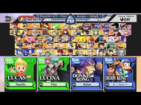 Sm4sh@Mines 36 - Reptile1425 + Plat Vs. Avian + Nite$ - Doubles Losers Semifinals