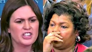 Sarah 'Huckabee' Sanders leaves reporter SPEECHLESS when answering on Trump's Bizarre Comments