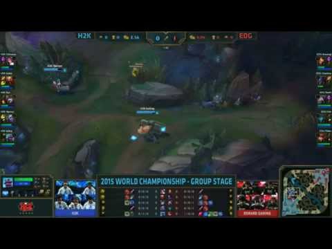 H2K-Gaming vs Edward Gaming Highlights | lvl 1 fight