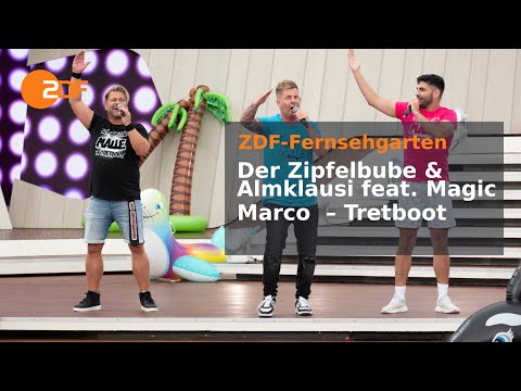 Der Zipfelbube & Almklausi feat. Magic Marco  – „Tretboot“ | ZDF-Fernsehgarten