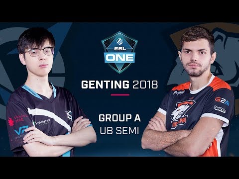 Dota 2 - VGJ.Thunder vs. Virtus.pro - Group A UB Semi Game 1 - ESL One Genting 2018
