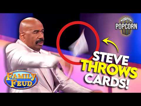 SHOCKING Answers That Made Steve Harvey THROW His Cards Away! | Family Feud