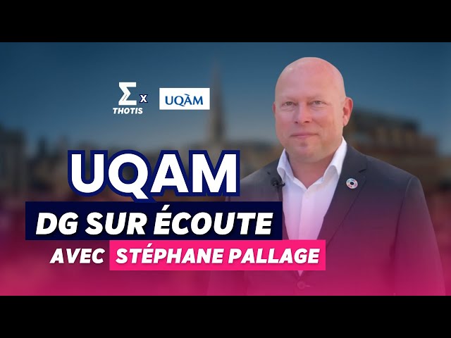 «DG sur Écoute» avec Stéphane Pallage, recteur de l’UQAM