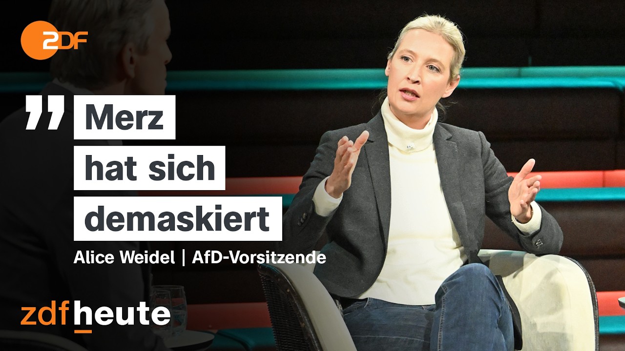 AfD-Chefin Weidel: Keine Koalition mit der CDU unter Friedrich Merz | Markus Lanz vom 06. März 2025