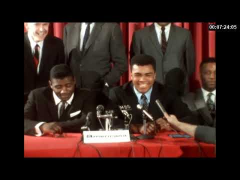 MUHAMMAD ALI Vs FLOYD PATTERSON PRESS CONFERENCE