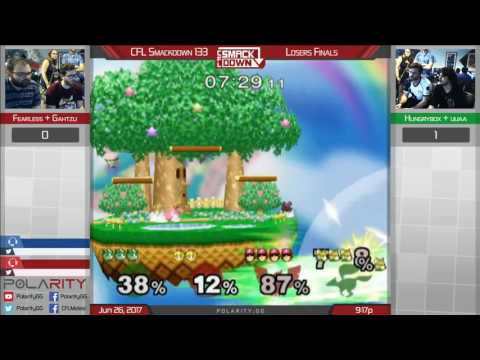CFL Smackdown 133 Melee - Fearless + Gahtzu vs Hungrybox + Uuaa - Doubles Losers Finals