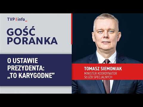 Siemoniak: ustawa prezydenta to karygodne wejście w kompetencje rządu