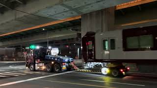 6A系6A02編成　高安搬入陸送　6A402