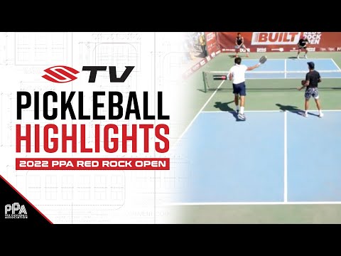 Jay Devilliers' Nasty Drop Shot Pickleball Highlight - 2022 PPA Red Rock Open Men's Doubles