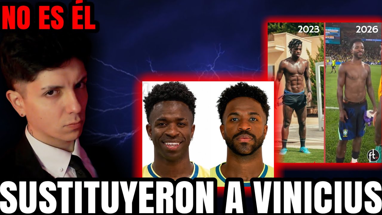 SUSTITUYERON A VINICIUS JR! No es él