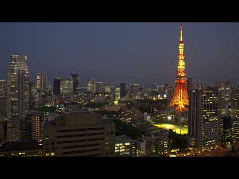One day of Tokyo Tower in 7 minutes・8K HDR Timelapse