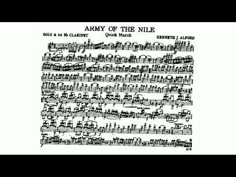The Army Of The Nile March (Kenneth J. Alford) - Solo B-flat Clarinet