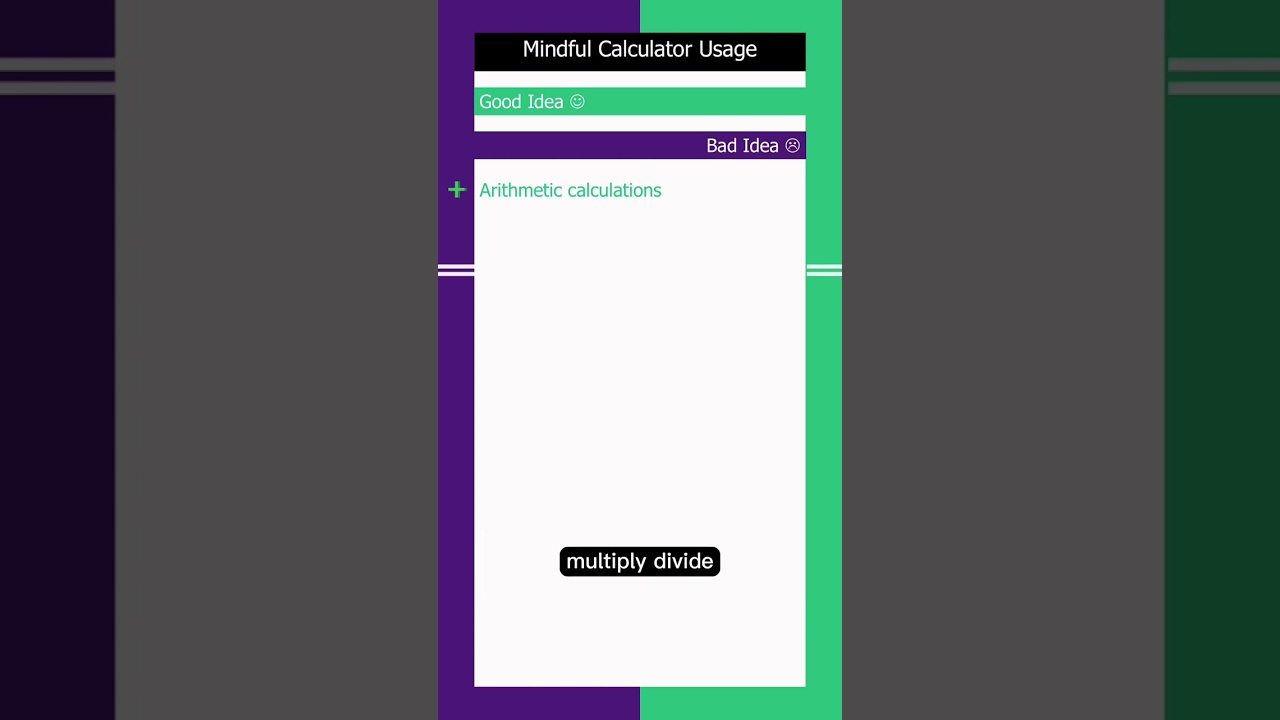 Be mindful when using your calculator in the GRE! Find out how in this #shorts