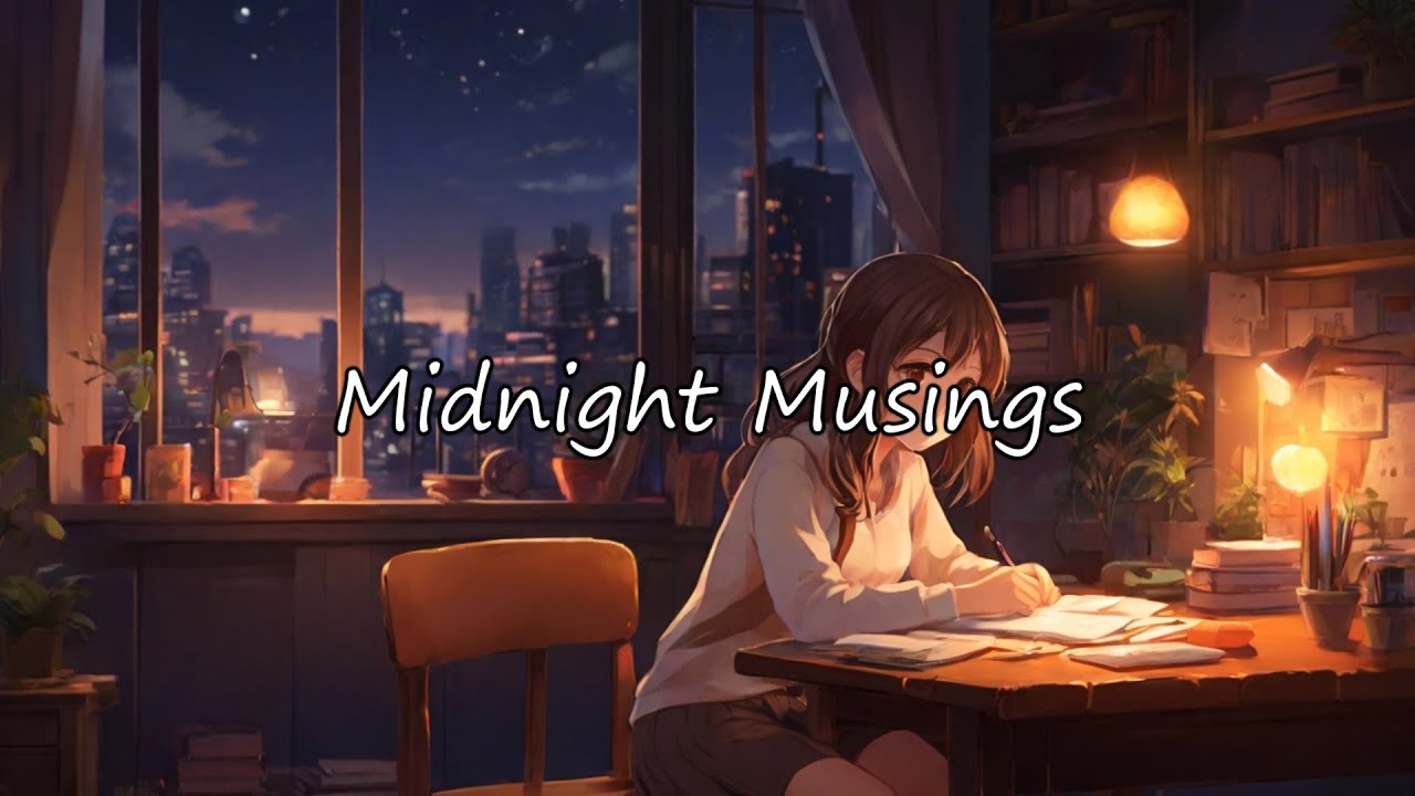 Midnight Musings: a LOFI hip-hop that captures the essence of a tranquil night spent in studying