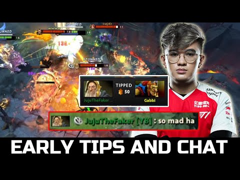TIPS AND EARLY ALL CHAT - GABBI MID BATRIDER PLAYS DOTA 2