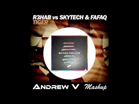 Avicii vs R3hab e Skytech e Fafaq - Waiting For Tiger Love (Andrew V Mashup)