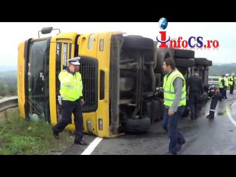 TIR Rasturnat Brebu DN 58 Resita Caransebes