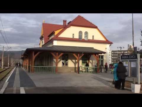 Rabka-Zdrój - otwarcie wyremontowanego zabytkowego dworca PKP