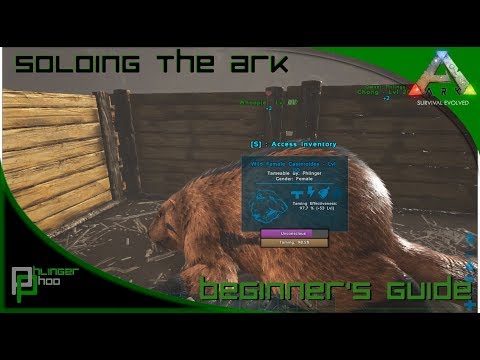 Soloing the Ark S4E13! Castoroides/Beaver Taming!