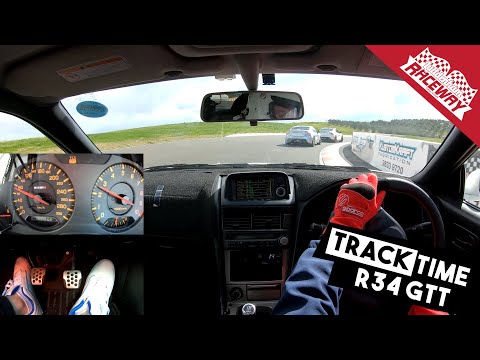 Pushing the Limits with the R34 GTT: Unforgettable Luddenham Raceway Track Day Footage! 2/2 [4K60]