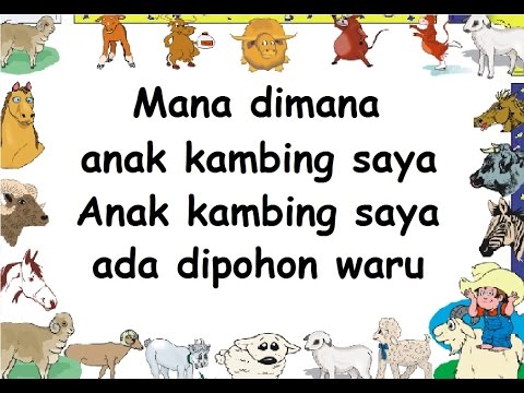 lirik ANAK KAMBING SAYA - Lagu Anak - Cipt. .......... - Musik Pompi S.
