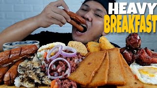 HEAVY FILIPINO BREAKFAST MUKBANG ASMR