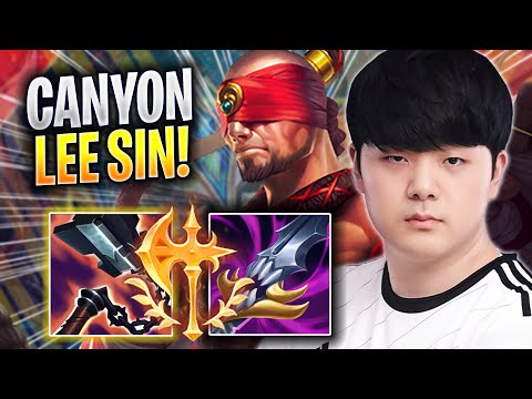 CANYON IS SO CRAZY WITH LEE SIN! - DK Canyon Plays Lee Sin JUNGLE vs Kha'zix! | Season 2023