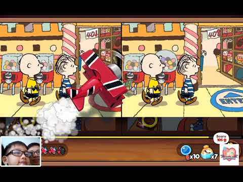Snoopy Spot the Difference Gameplay Facecam | Levels 336 to 340 | GiftOurPrecious.com