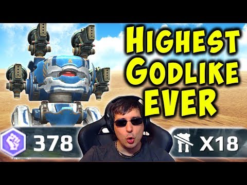 14x GODLIKE In Under 5 Min - GUST BLITZ Mk2 Gameplay War Robots WR