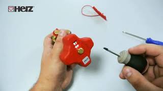 HERZ 1401703 Vyvažovací ventil 4017M STRÖMAX s měřící clonou DN 25