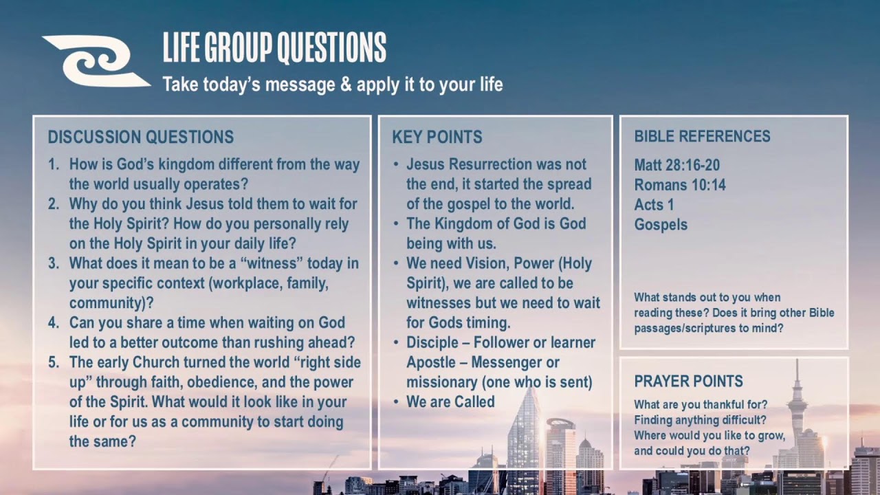 Acts 1: Called