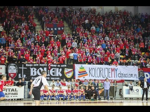 Raków Częstochowa najlepszy doping Kibiców na Piłkarskiej Gwiazdce w Częstochowie