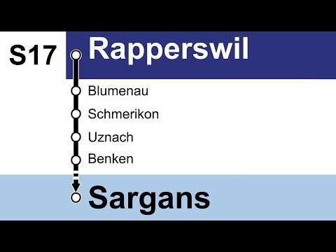 SOB Ansagen » S17 Rapperswil SG — Sargans | SLBahnen