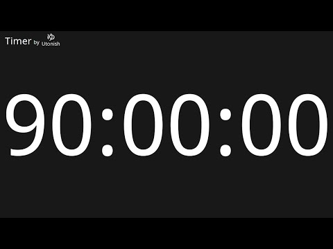 90 Hour Countup Timer