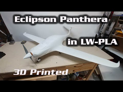 Eclipson-Airplanes 3D Printed Panthera Build - New LW-PLA Filament Test | HobbyView