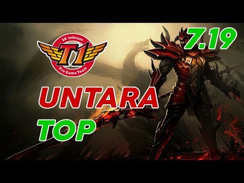 SKT T1 untara Jarvan IV Top Patch 7.19 Pro Replay