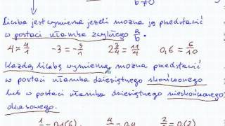 Liczby rzeczywiste (wymierne i niewymierne) - Matematyka Szkoła Podstawowa i Gimnazjum