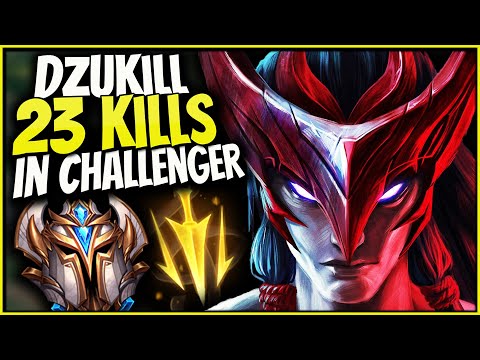 23 KILLS in a CHALLENGER Game FT. Rekkles?! | RANK 1 Dzukill Yone made High-Elo look like Low-Elo