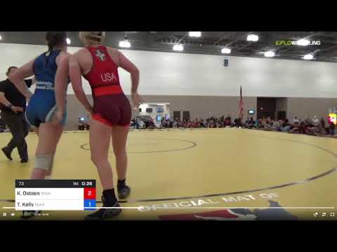 73 lbs Rr Rnd 1   Katja Osteen, Team California vs Tristan Kelly, Team Colorado   Mozilla Firefox 9