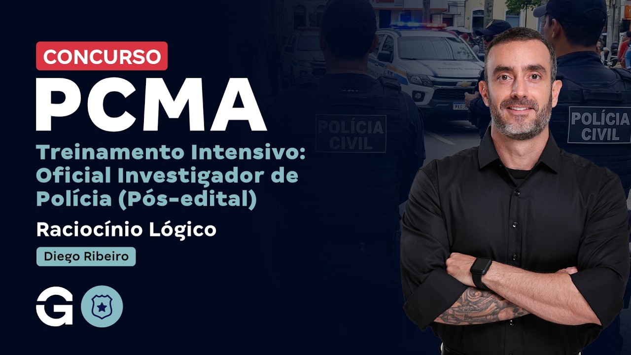 Treinamento Intensivo PC MA - Oficial Investigador de Polícia com Diego Ribeiro