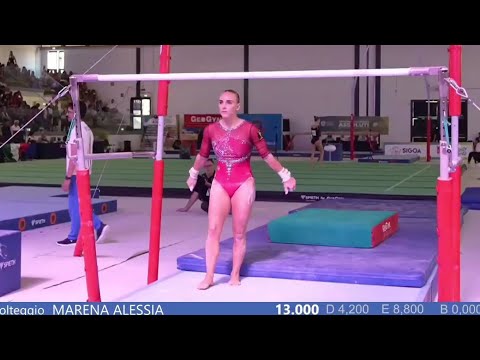 Alice D'Amato HUGE 14,800 on Bars - Italian Championships 2025 Day 2