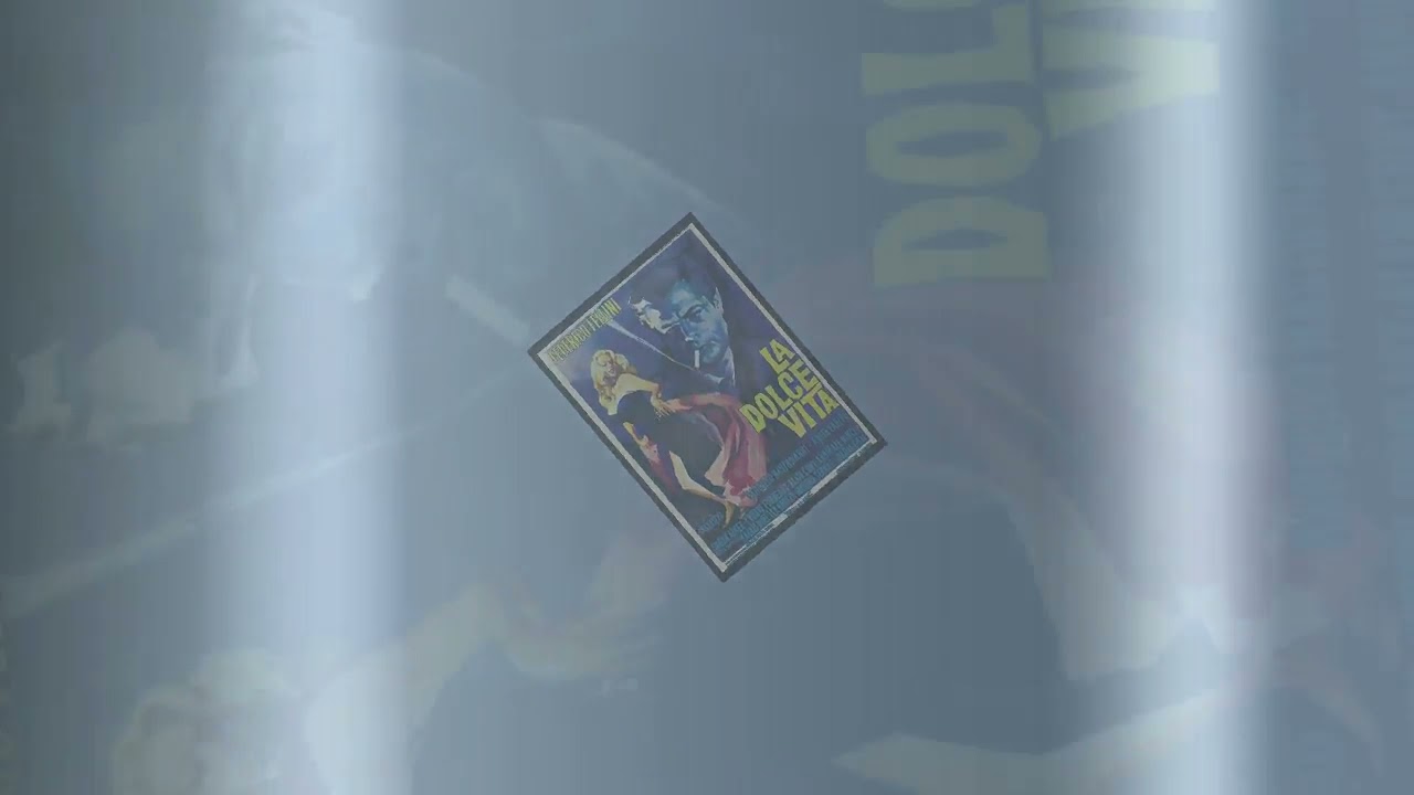 CM-94 Vintage Classic Movie Posters 'LA DOLCE VITA'